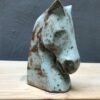 Ceramic Horse Figure / Chess Knight Figure