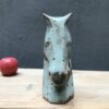 Ceramic Horse Figure / Chess Knight Figure