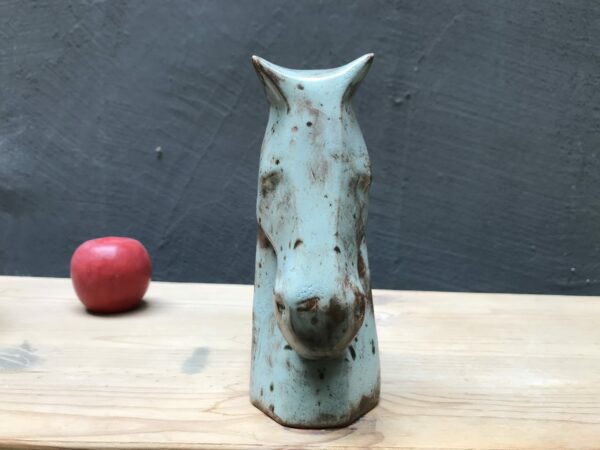 Ceramic Horse Figure / Chess Knight Figure